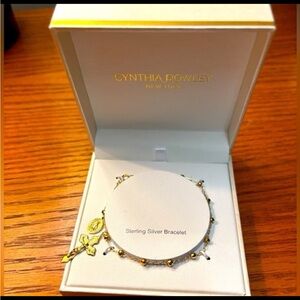 Cynthia Rowley Sterling Silver Religious Bracelet RARE